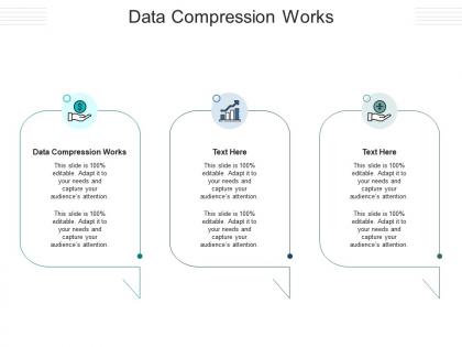 Data compression works ppt powerpoint presentation portfolio graphic tips cpb