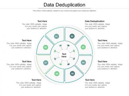 Data deduplication ppt powerpoint presentation layouts diagrams cpb