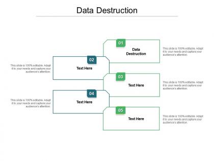Data destruction ppt powerpoint presentation pictures slides cpb