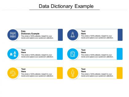 Data dictionary example ppt powerpoint presentation pictures deck cpb