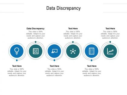 Data discrepancy ppt powerpoint presentation slides infographics cpb