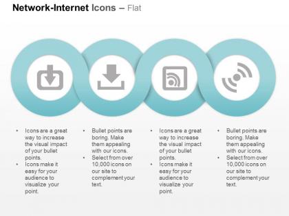 Data download wifi internet ppt icons graphics