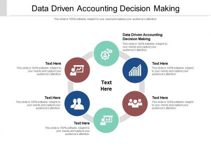 Data driven accounting decision making ppt powerpoint presentation infographics graphics cpb