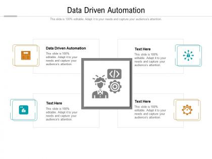 Data driven automation ppt powerpoint presentation ideas graphics example cpb