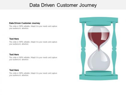 Data driven customer journey ppt powerpoint presentation outline aids cpb