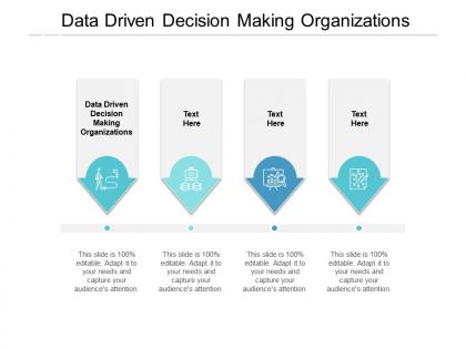 Data driven decision making organizations ppt powerpoint presentation file gallery cpb