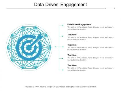 Data driven engagement ppt powerpoint presentation visual aids ideas cpb