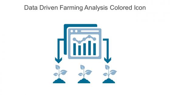 Data Driven Farming Analysis Colored Icon In Powerpoint Pptx Png And Editable Eps Format