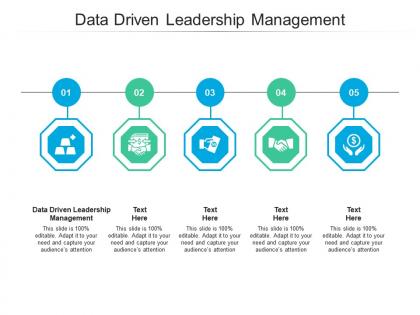 Data driven leadership management ppt powerpoint presentation styles pictures cpb
