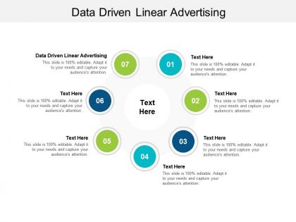 Data driven linear advertising ppt powerpoint presentation portfolio ideas cpb