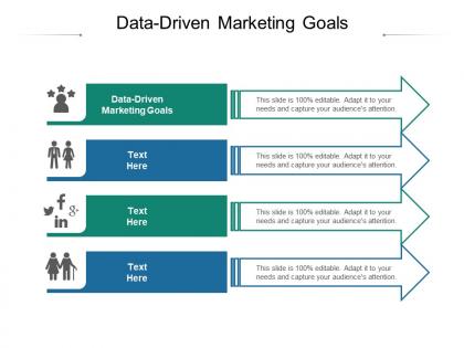 Data driven marketing goals ppt powerpoint presentation slides grid cpb
