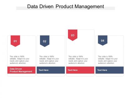 Data driven product management ppt powerpoint presentation file clipart images cpb