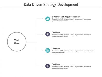 Data driven strategy development ppt powerpoint presentation portfolio maker cpb