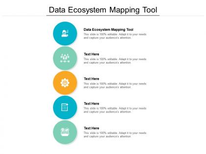 Data ecosystem mapping tool ppt powerpoint presentation pictures clipart images cpb