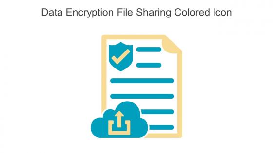 Data Encryption File Sharing Colored Icon In Powerpoint Pptx Png And Editable Eps Format
