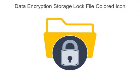 Data Encryption Storage Lock File Colored Icon In Powerpoint Pptx Png And Editable Eps Format