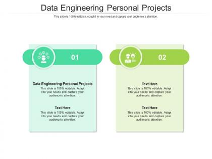 Data engineering personal projects ppt powerpoint presentation layouts slide download cpb