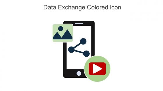 Data Exchange Colored Icon In Powerpoint Pptx Png And Editable Eps Format