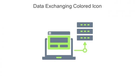 Data Exchanging Colored Icon In Powerpoint Pptx Png And Editable Eps Format