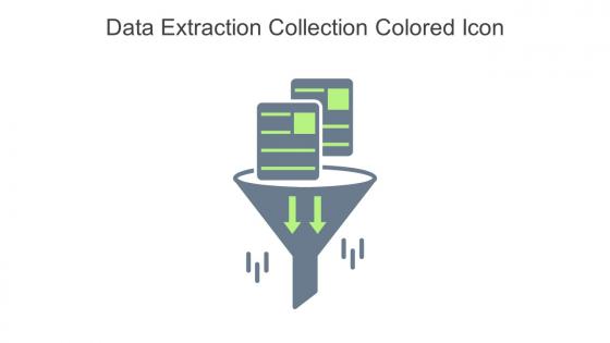 Data Extraction Collection Colored Icon In Powerpoint Pptx Png And Editable Eps Format