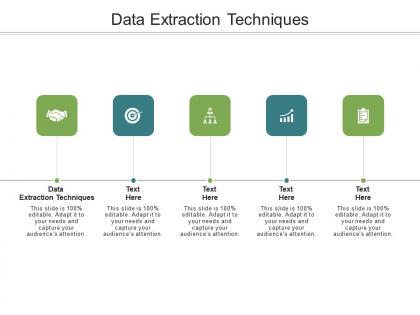 Data extraction techniques ppt powerpoint presentation styles sample cpb