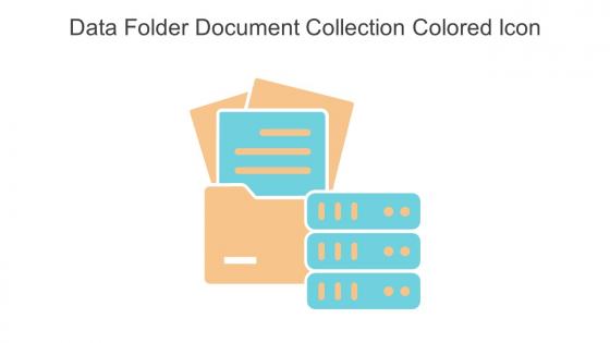 Data Folder Document Collection Colored Icon In Powerpoint Pptx Png And Editable Eps Format