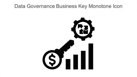Data Governance Business Key Monotone Icon In Powerpoint Pptx Png And Editable Eps Format