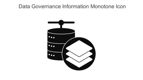 Data Governance Information Monotone Icon In Powerpoint Pptx Png And Editable Eps Format