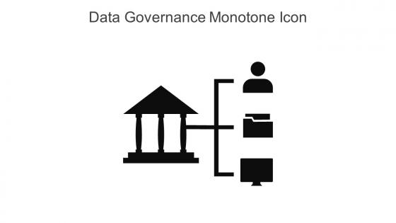 Data Governance Monotone Icon In Powerpoint Pptx Png And Editable Eps Format