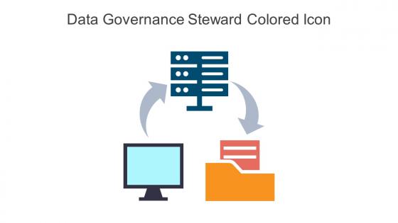 Data Governance Steward Colored Icon In Powerpoint Pptx Png And Editable Eps Format