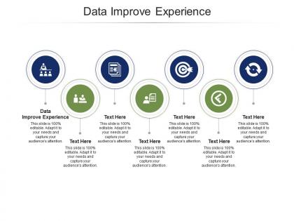 Data improve experience ppt powerpoint presentation summary influencers cpb