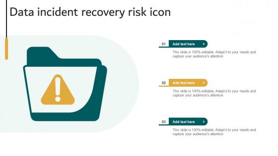 Data Incident Recovery Risk Icon
