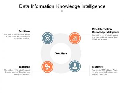 Data information knowledge intelligence ppt powerpoint presentation pictures mockup cpb