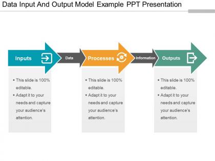 Data input and output model example ppt presentation