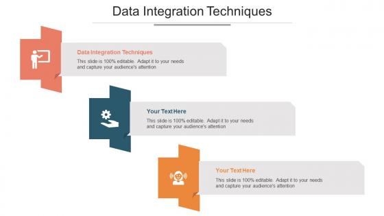 Data Integration Techniques Ppt Powerpoint Presentation Outline Template Cpb