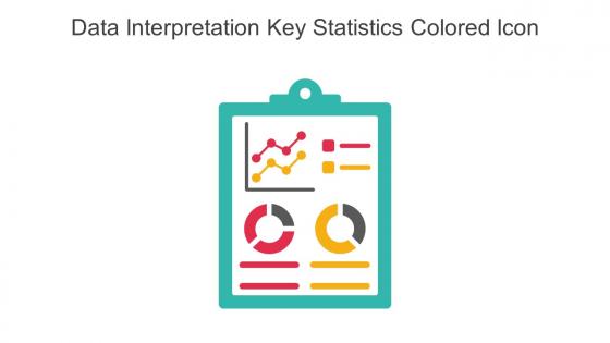 Data Interpretation Key Statistics Colored Icon In Powerpoint Pptx Png And Editable Eps Format