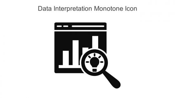 Data Interpretation Monotone Icon In Powerpoint Pptx Png And Editable Eps Format