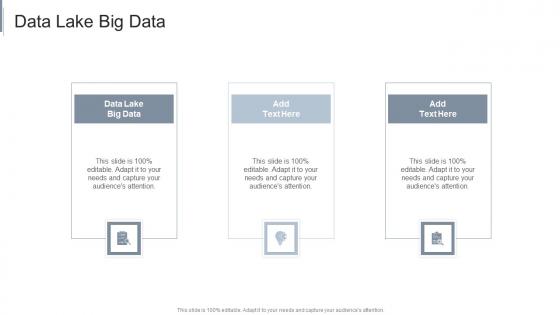 Data Lake Big Data In Powerpoint And Google Slides Cpb