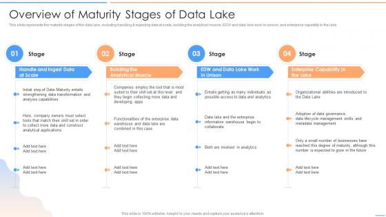 Data Lake Future Of Analytics Overview Of Maturity Stages Of Data Lake Ppt Rules