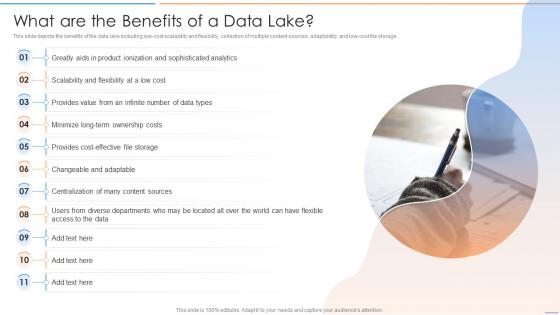 Data Lake Future Of Analytics What Are The Benefits Of A Data Lake Ppt Clipart