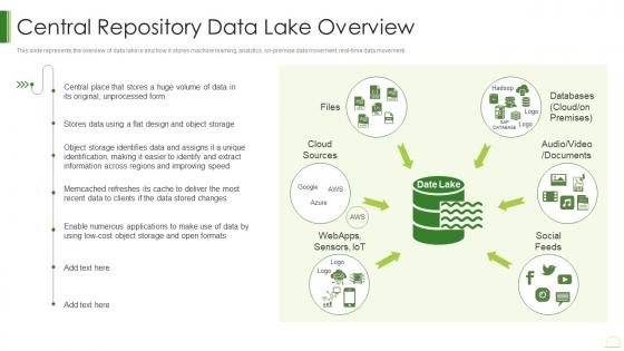 Data Lake It Central Repository Data Lake Overview