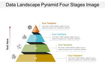 Data landscape pyramid four stages image