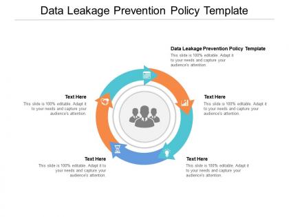 Data leakage prevention policy template ppt powerpoint presentation visual aids professional cpb