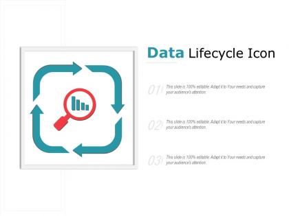 Data lifecycle icon
