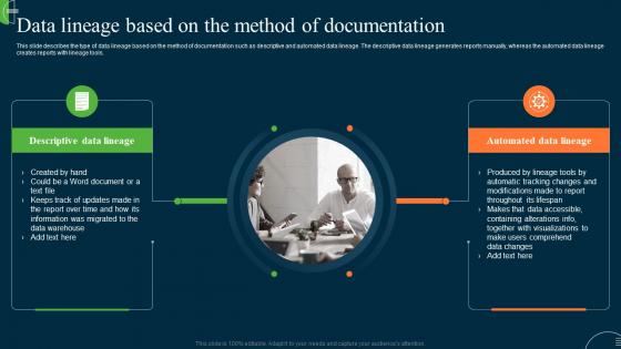 Data Lineage Based On The Method Of Documentation Ppt Outline