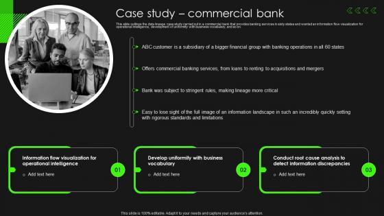 Data Lineage Importance It Case Study Commercial Bank Ppt Professional Graphics Pictures