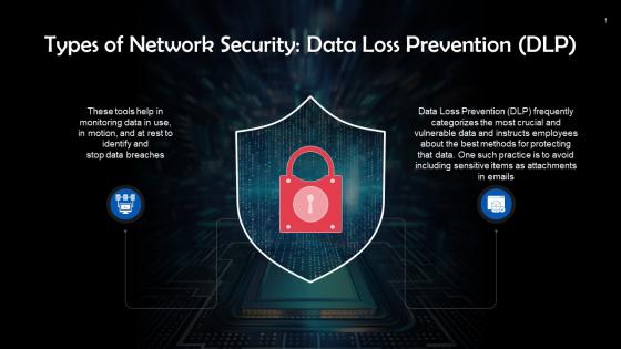 Data Loss Prevention As A Type Of Network Security Training Ppt