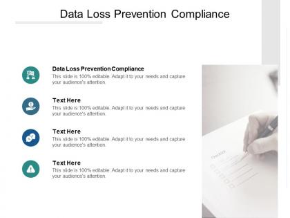 Data loss prevention compliance ppt powerpoint presentation infographics slideshow cpb