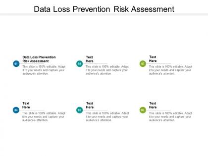 Data loss prevention risk assessment ppt powerpoint presentation background cpb