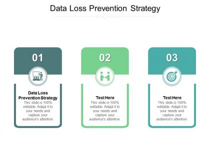 Data loss prevention strategy ppt powerpoint presentation slides portrait cpb